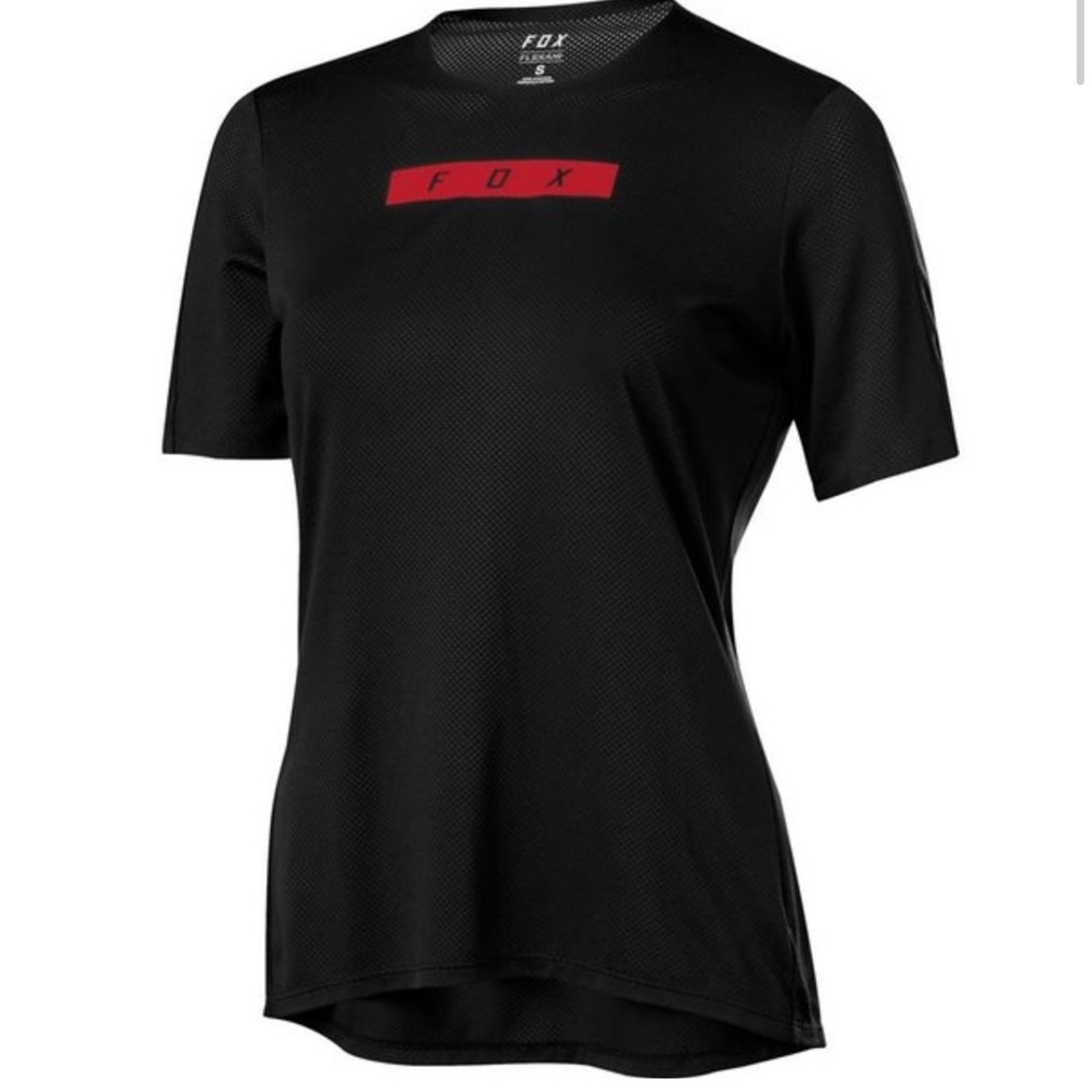 NWT Fox Racing Women’s Flexair Delta Short Sleeve Jersey - Black - Size Medium